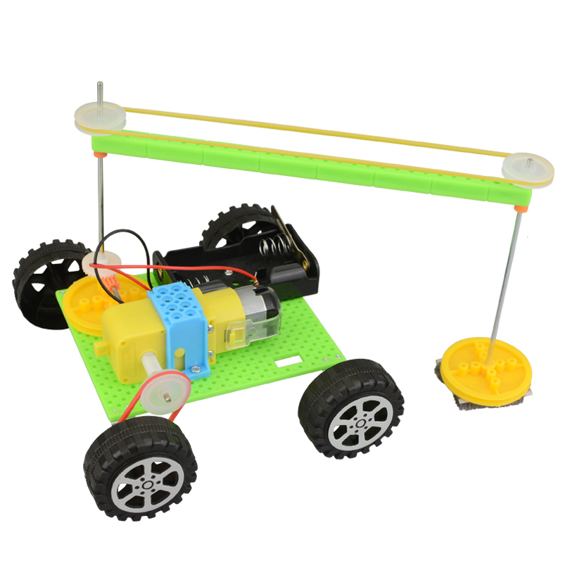 DIY電動掃地機器人 小學生手工科技小制作，激發科學實驗樂趣